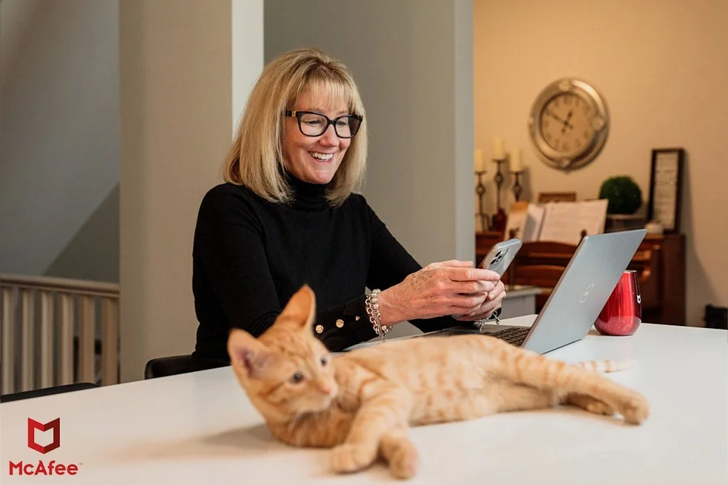 Advertising Photography | McAfee Employee Appreciation Campaign - Work From Home