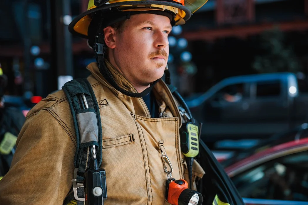 Advertising Photography | Vancouver Fire Department Documented for Firetruck Manufacturer Rosenbauer - On Call