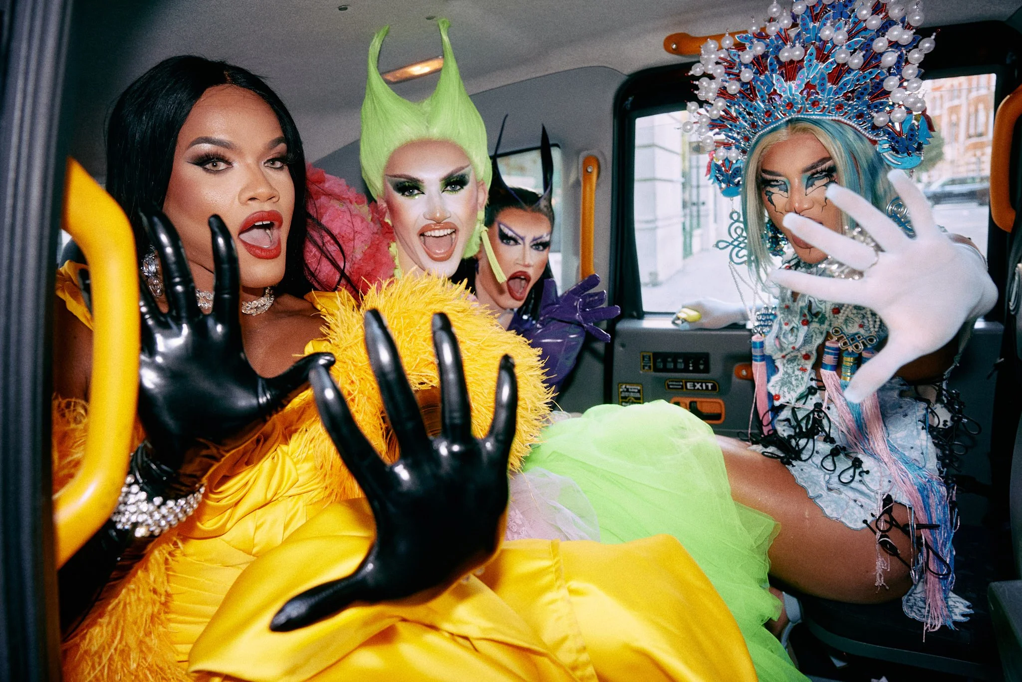 Advertising Photography | RuPaul’s Drag Race UK Season 6 Premier Campaign - Taxi Paparazzi