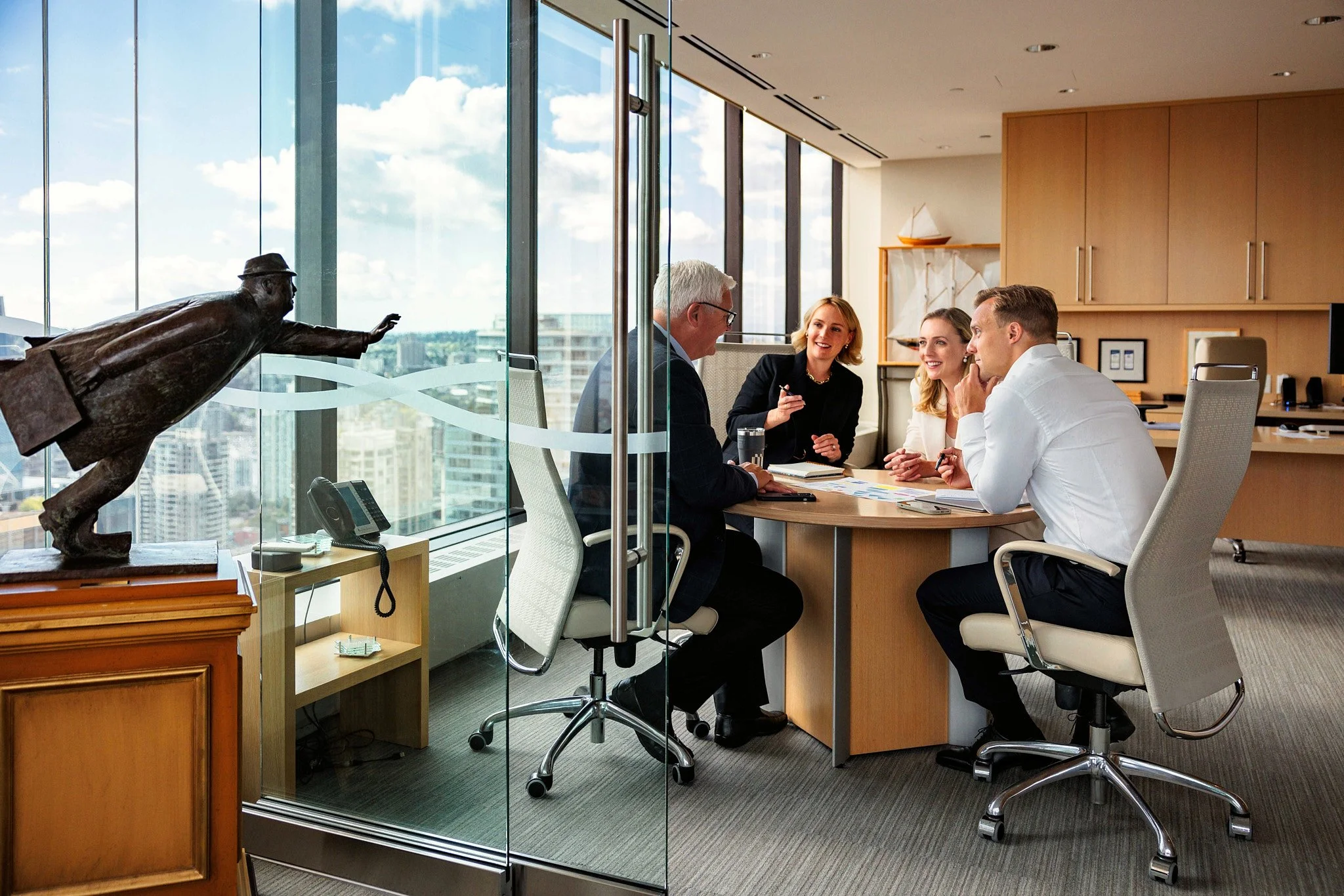 Personal Branding Photography | Advisory Team Above the City