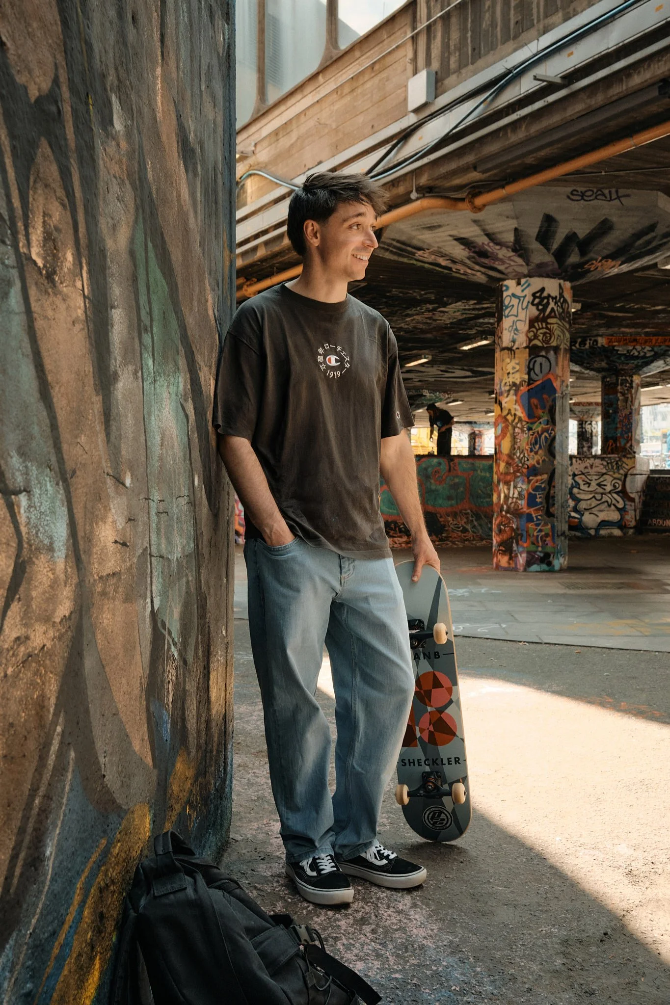 Dating Photographer London | Skater at a Graffiti Wall