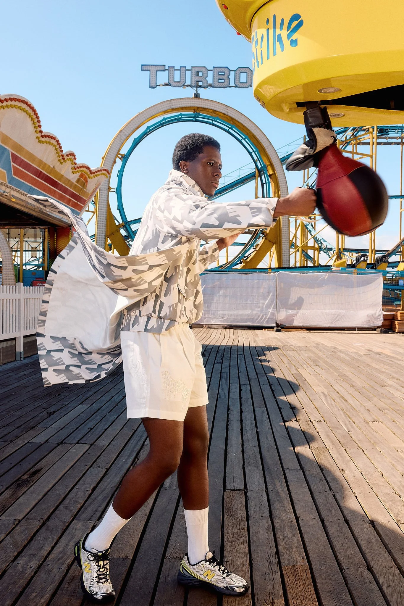 Portrait Photographer London | Punching Machine at Full Swing for The Rakish Gent Magazine