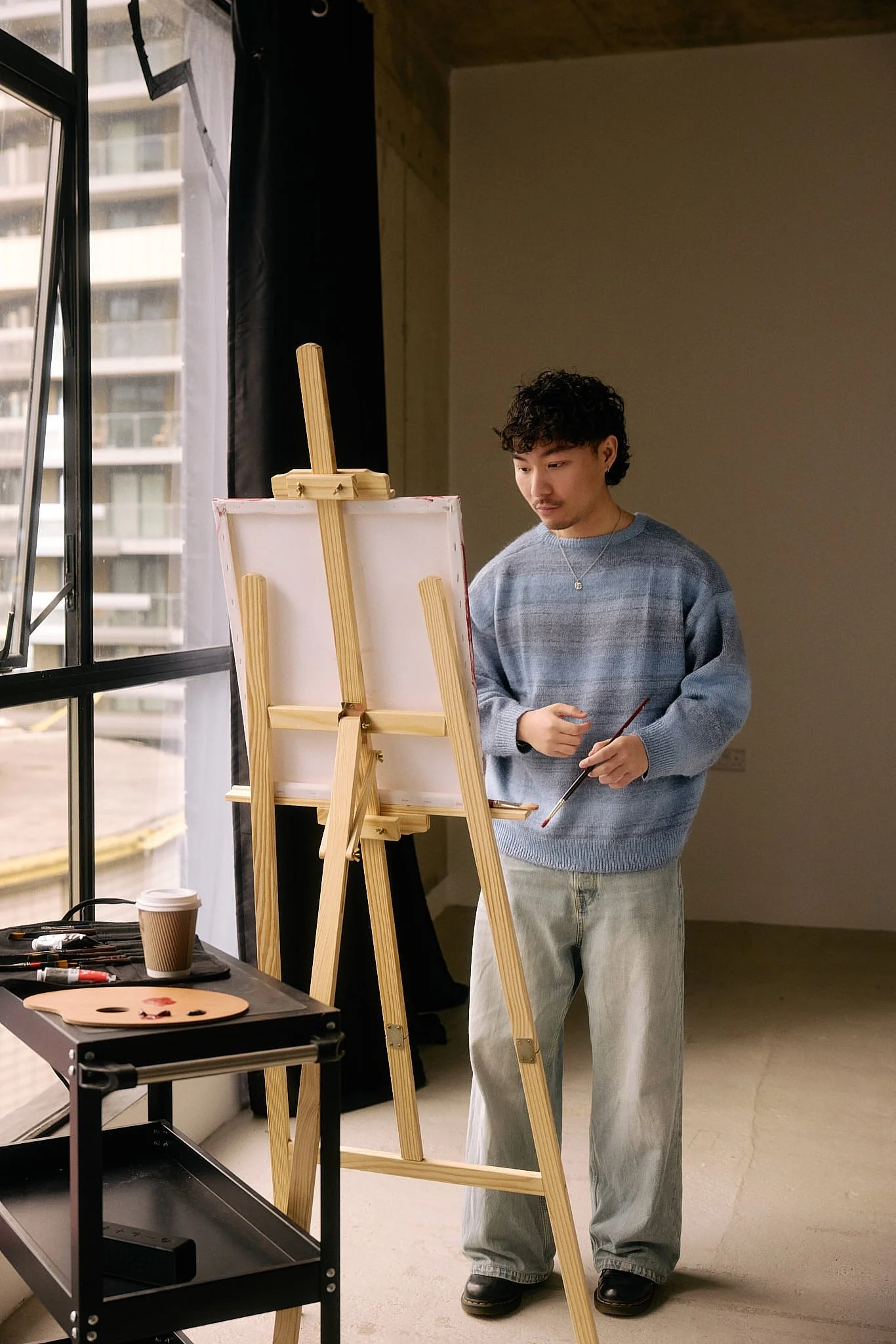 Portrait Photographer London | Painter and Canvas
