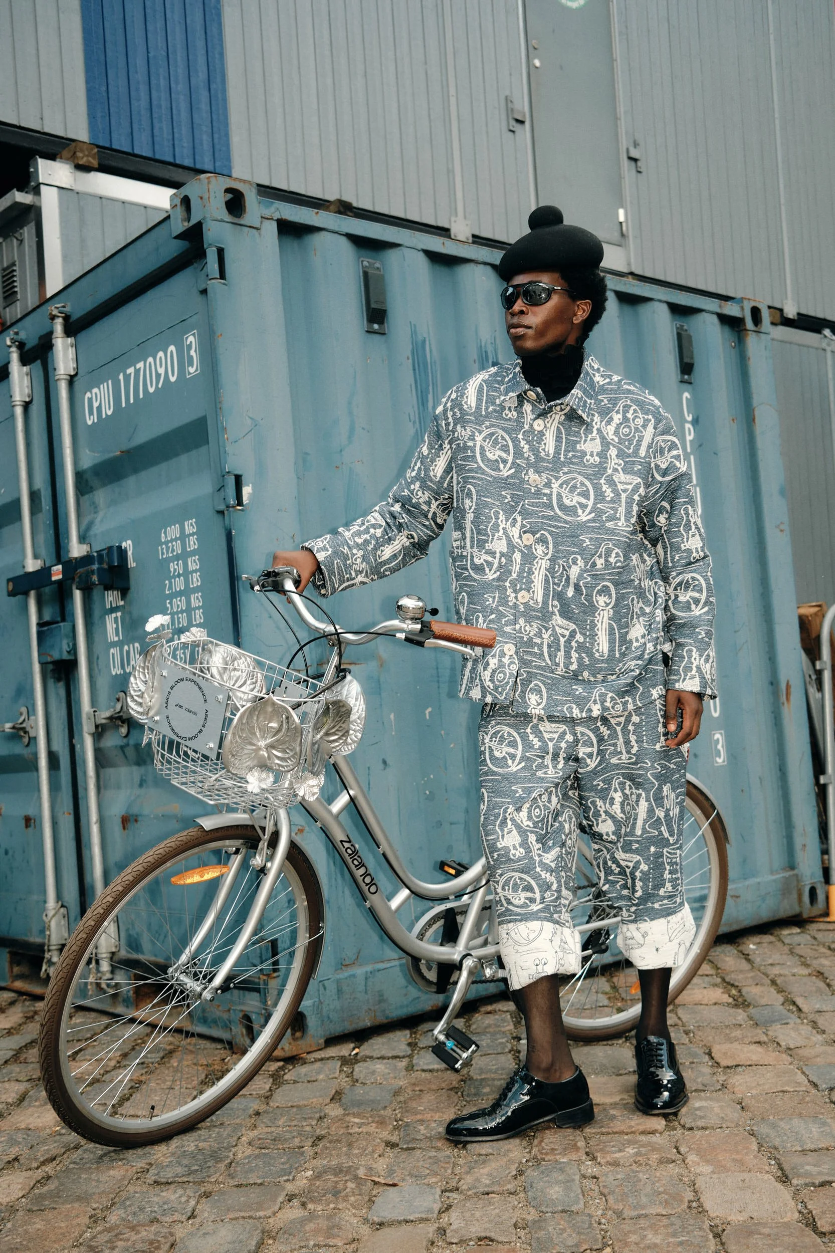Copenhagen Street Style | Alphons Amuri with His Bike
