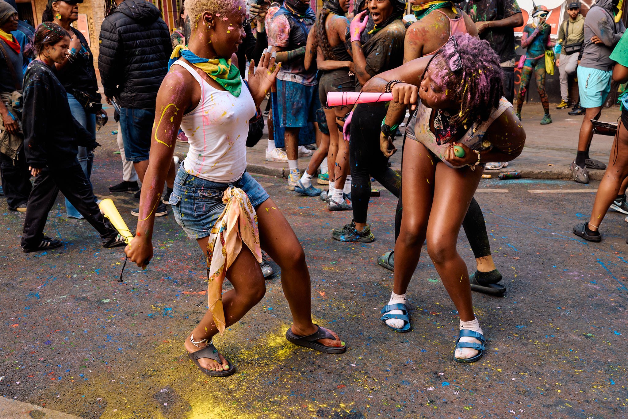 J’Ouvert London | Dancing on a Paint-Covered Road