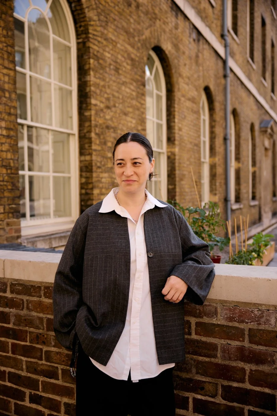 Personal branding photography session with artist Gala Porras Kim at her studio in Somerset House, London.