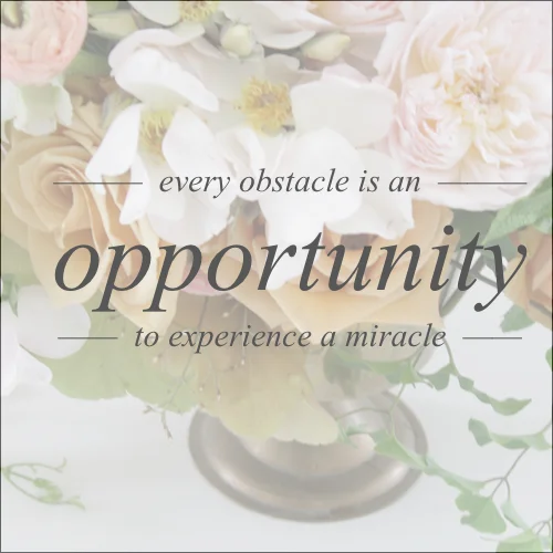 Overcoming Obstacles