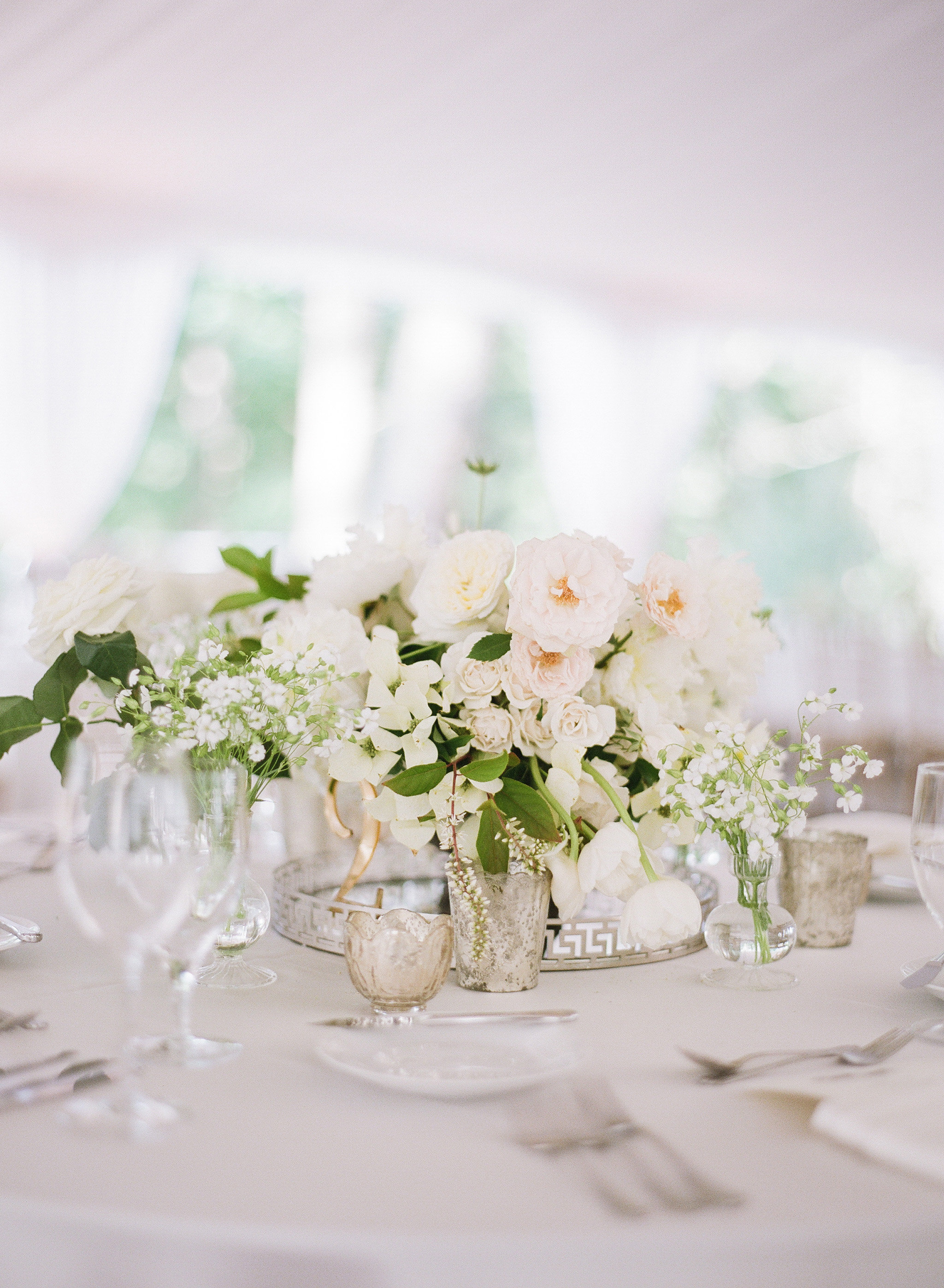 Beautiful Glass Art Floral Vase Decorative Table Accent Centerpiece 
