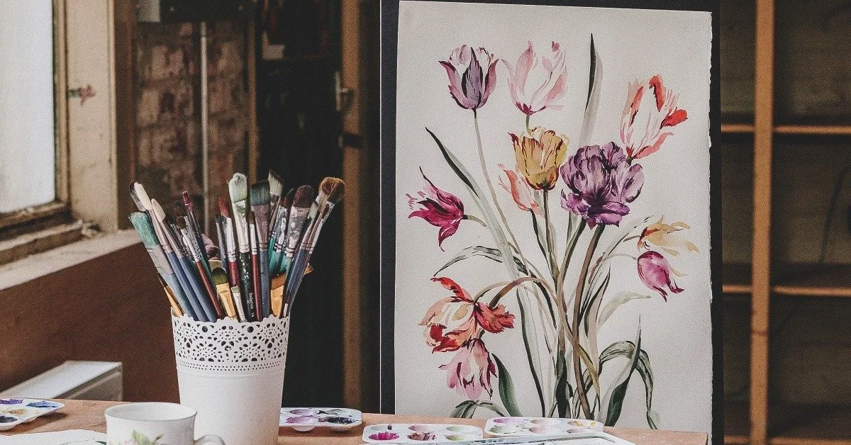 Finding Joy in Painting Flowers with Safiyyah Studios