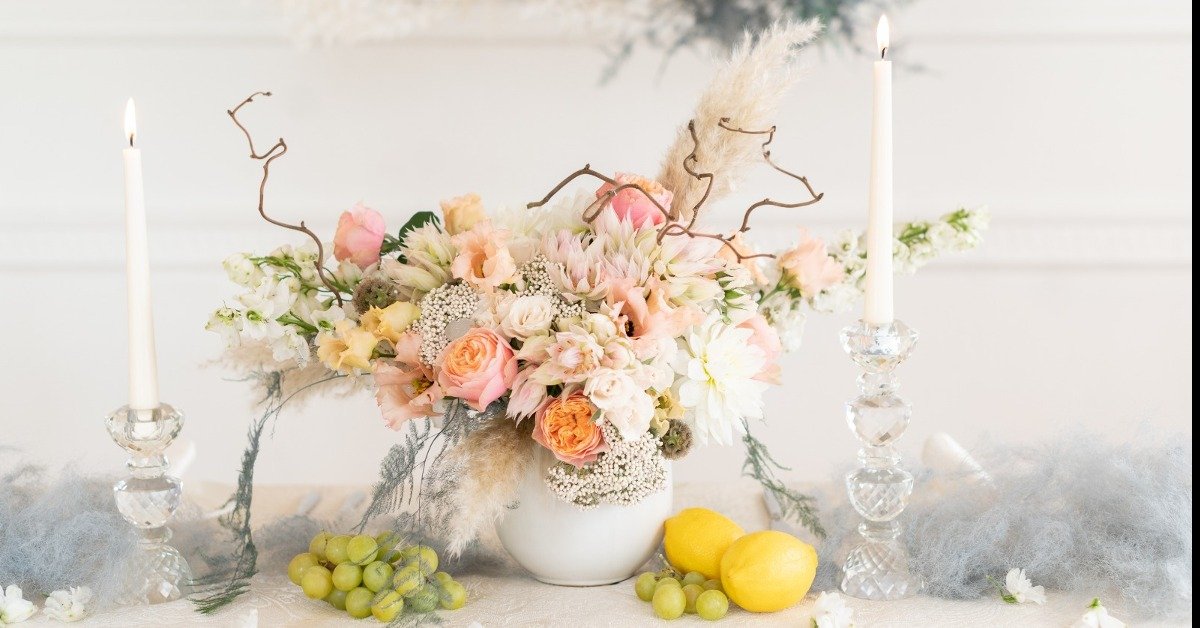 Seasonal Design Highlight: All Singing All Dancing Floral Centrepiece