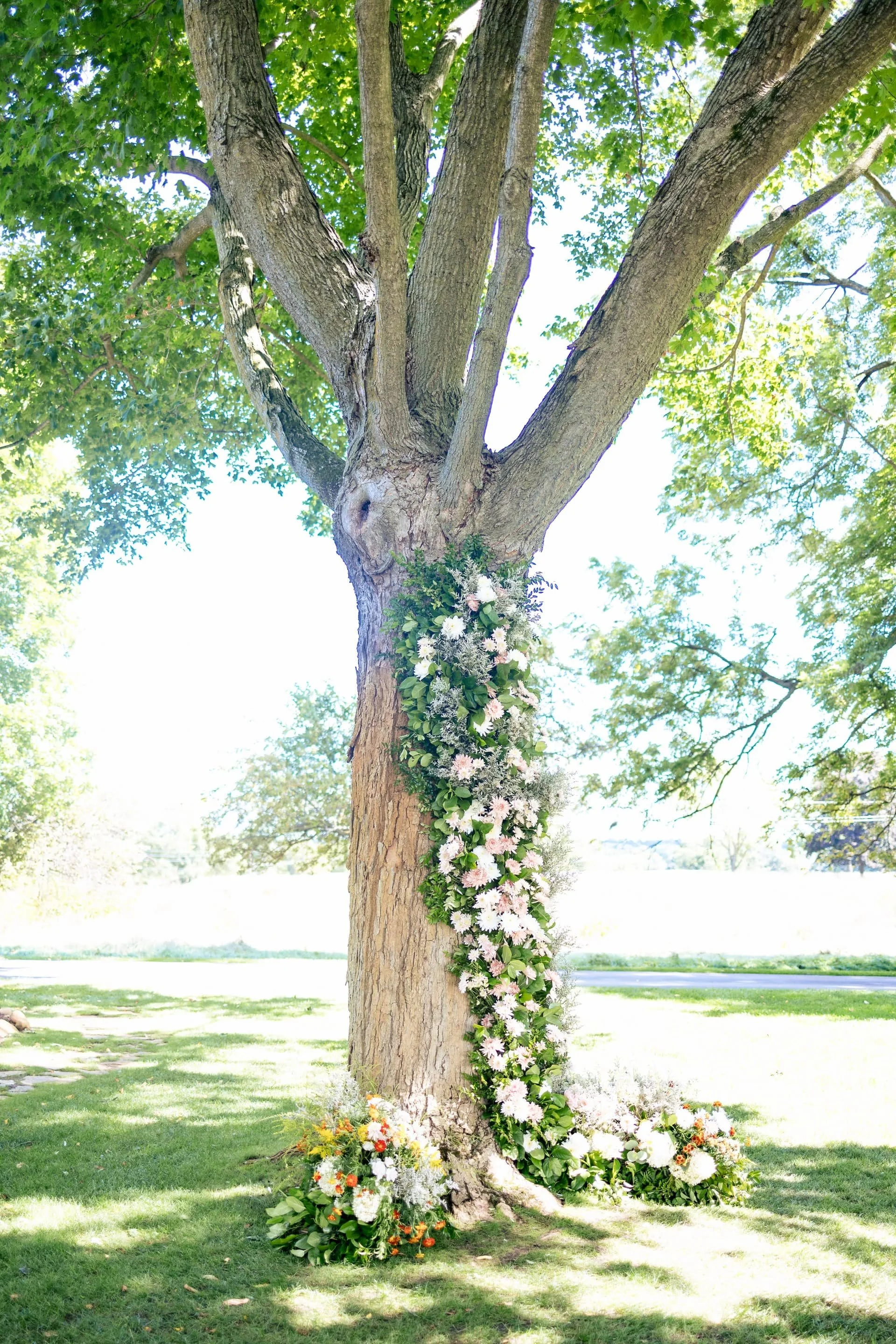 Designing and Implementing a Tree Floral Installation