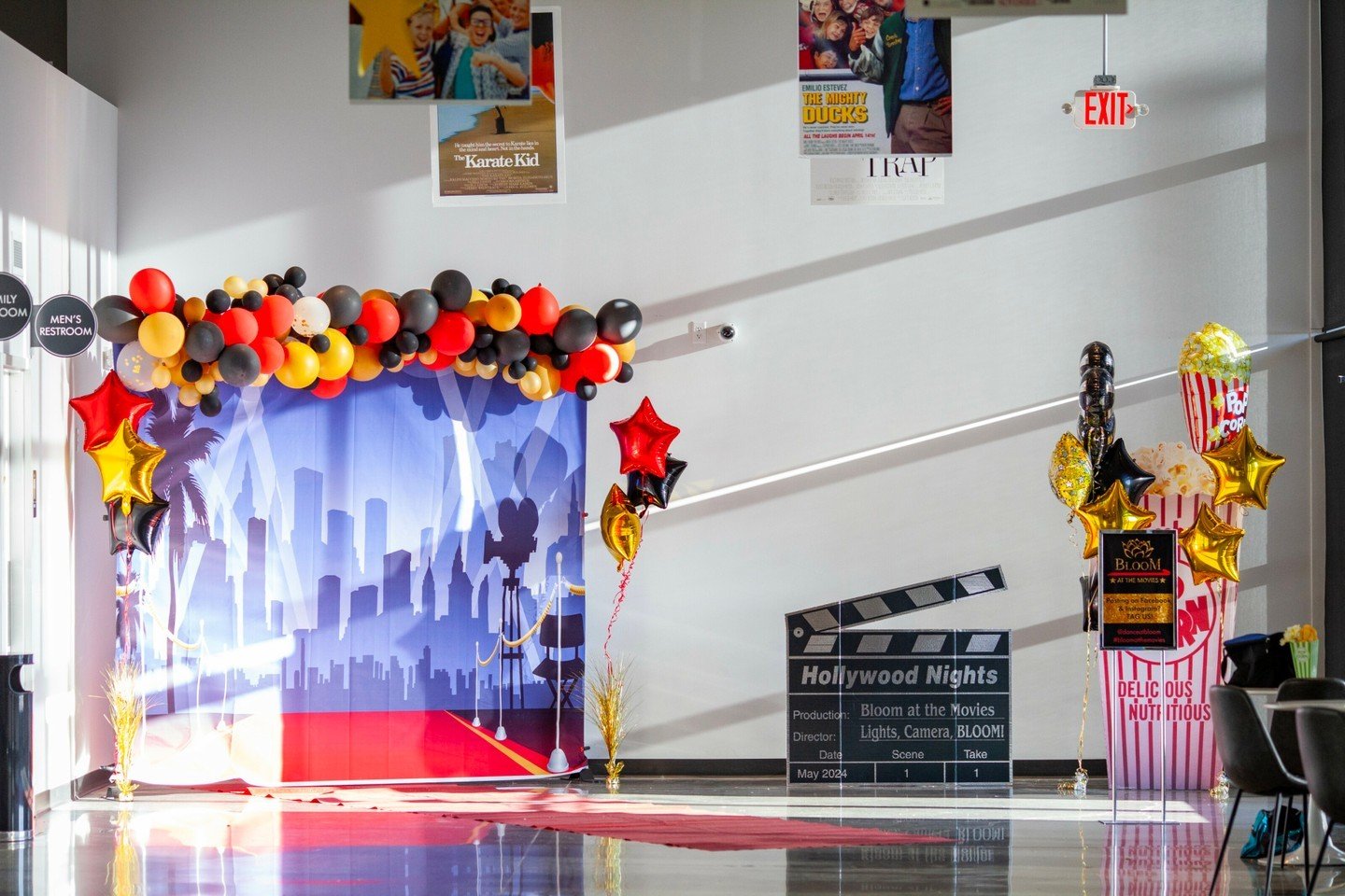 Lights, Camera, Bloom! Have you taken a photo on our red carpet yet? We are so close to opening night for our 2024 Bloom Spring Recital: Bloom at the Movies!