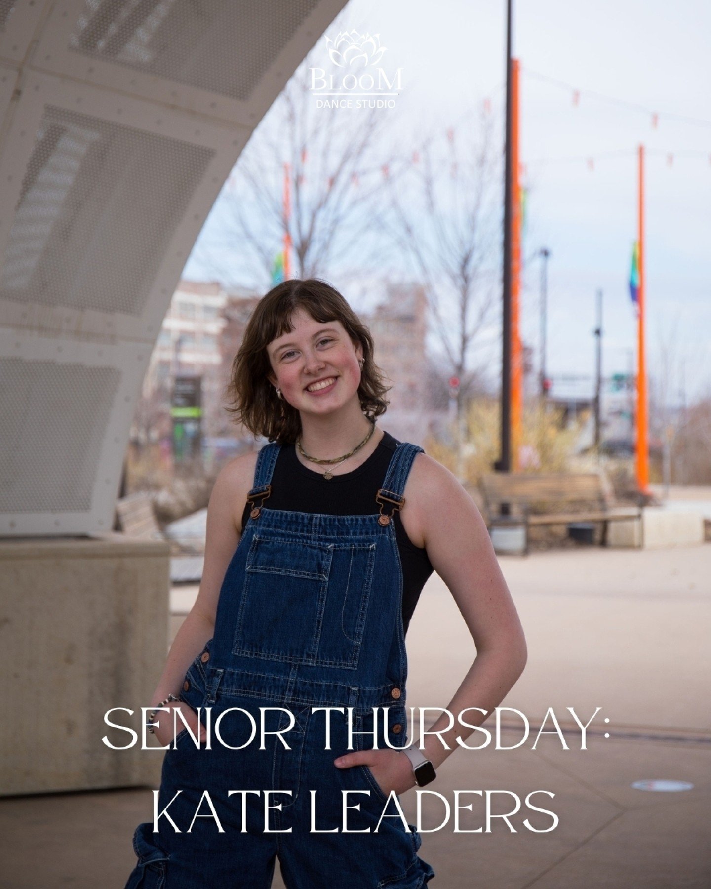 Say hi to Kate Leaders&mdash;our next Senior Spotlight! ☺️
Kate is taking a gap year before pursuing film production at Wayne State College, and we&rsquo;re so excited she&rsquo;ll also be part of Evergreen Dance Company during that time!

Her favori
