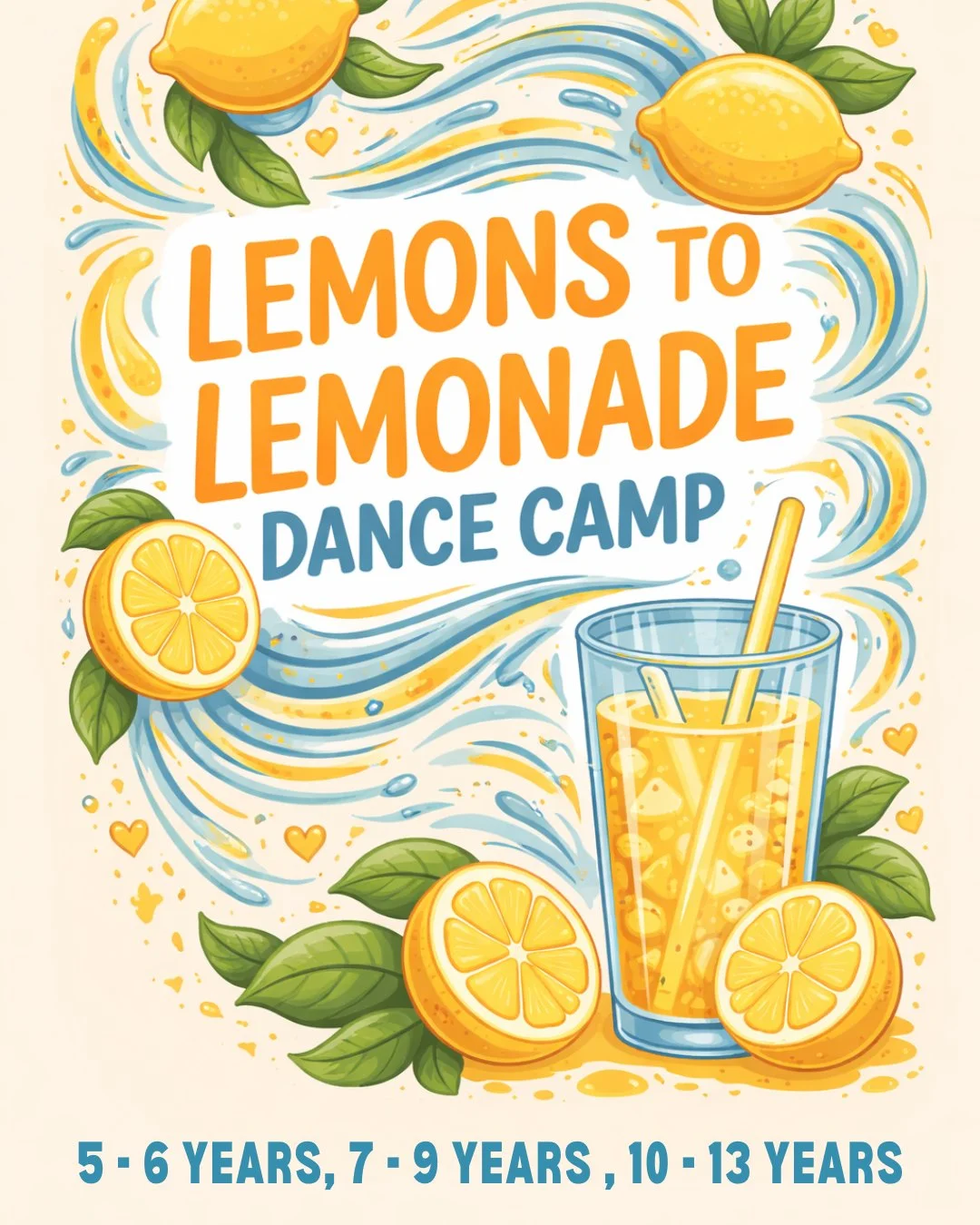 Lemons to Lemonade Dance Camp is an uplifting summer experience where movement, music, and faith come together. Inspired by the positive, hope-filled sound of Forrest Frank and his viral dance moves, this coed camp encourages dancers to turn challeng