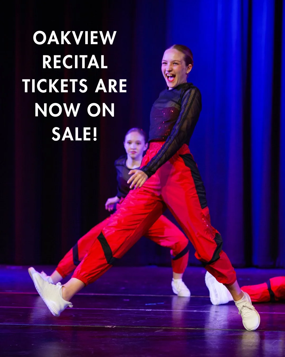 OAKVIEW! 🎟️ Your recital tickets are officially on sale!

Here&rsquo;s how to grab your seats:

✨ Ticket Link: Head to the recital ticket link (sent to your email on your ticket day)
✨ Dancer Name: Enter your dancer&rsquo;s FULL name exactly as it a