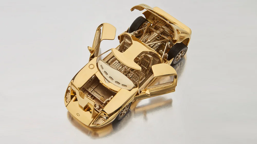 The Ultimate Gift: Solid Gold Ford GT Model Car