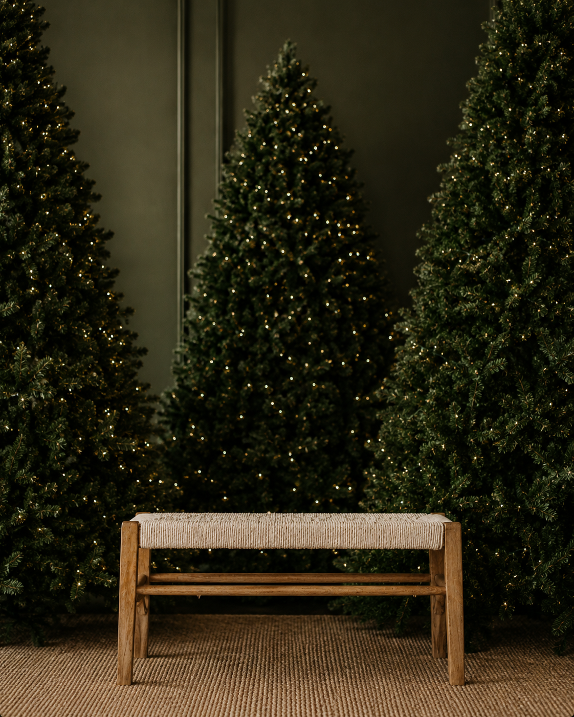 Elegant, christmas tree mini sessions