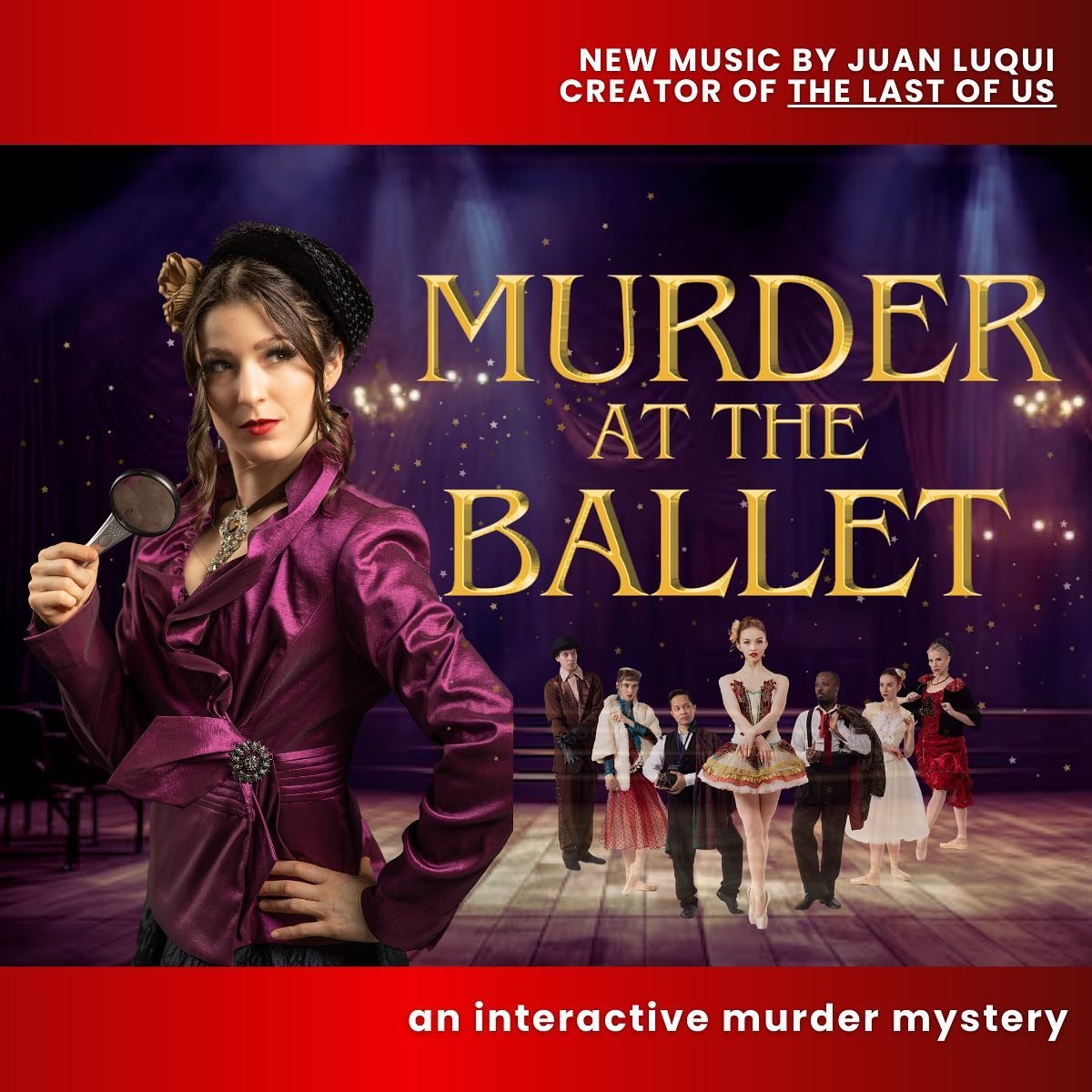 MURDER AT THE BALLET 🕵️&zwj;♀️👀 // Ballet Fantastique invites you to experience the Halloween season like never before with a world premiere performance of groundbreaking, immersive theatrical adventure. 🎃 Get ready for the world&rsquo;s first int