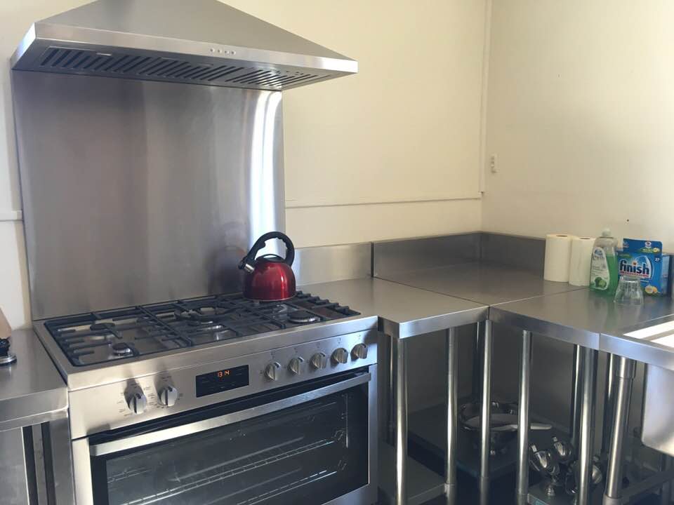 Finished hall kitchen