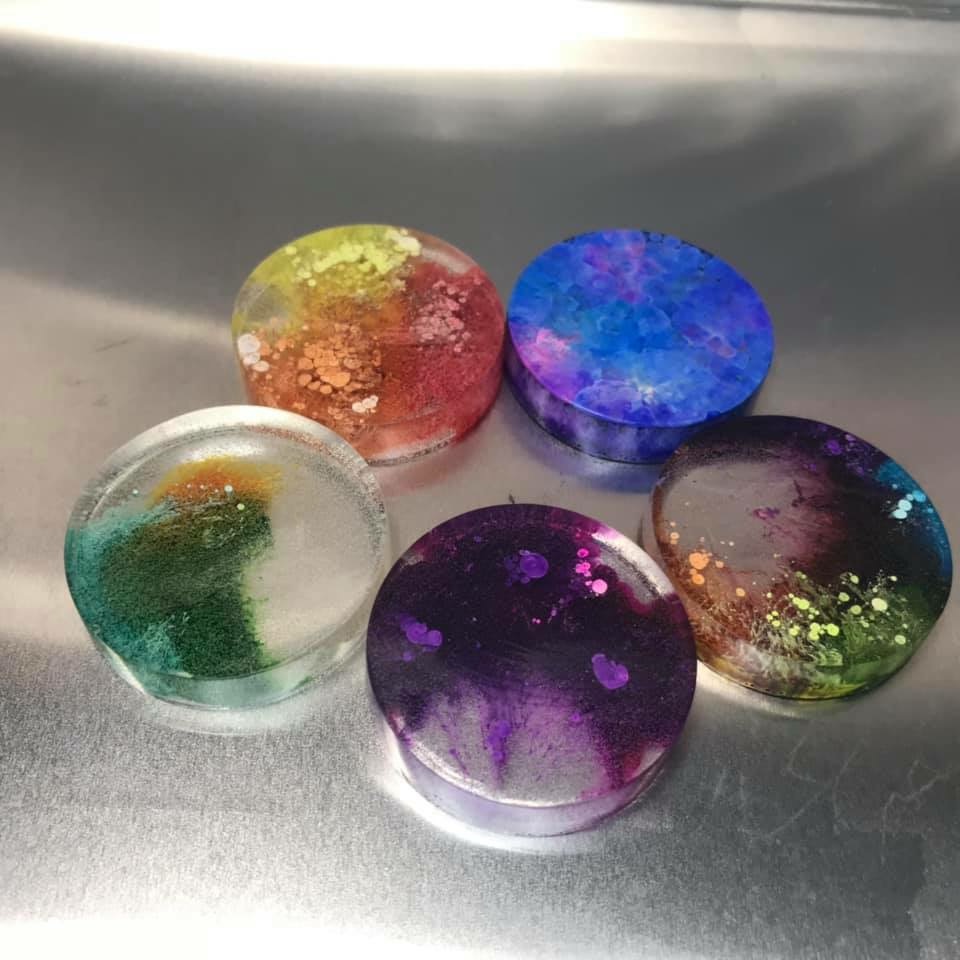 resin batch #1, so many bubbles!