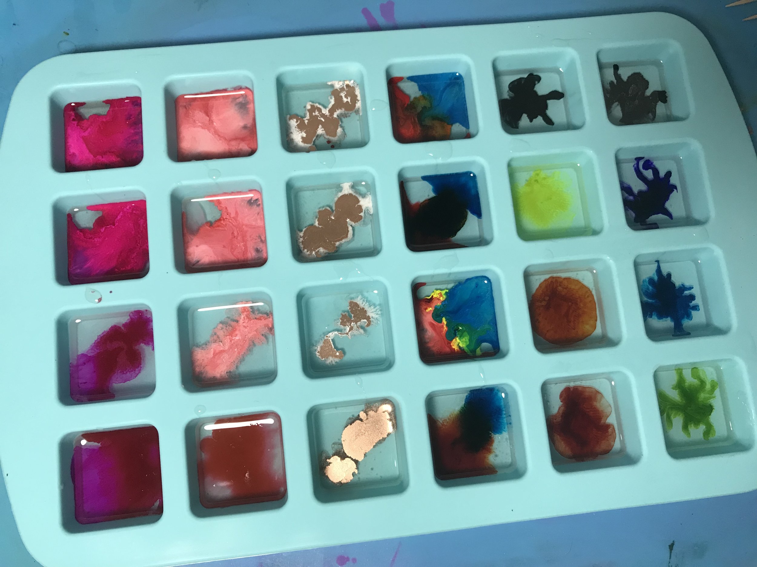 resin test #3, color play