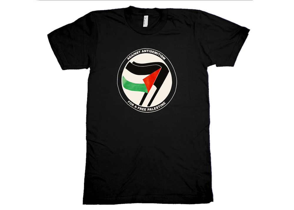 Ik heb een contract gemaakt web Tenen Against Antisemitism, For a Free Palestine" - Shirt — Ryan Harvey