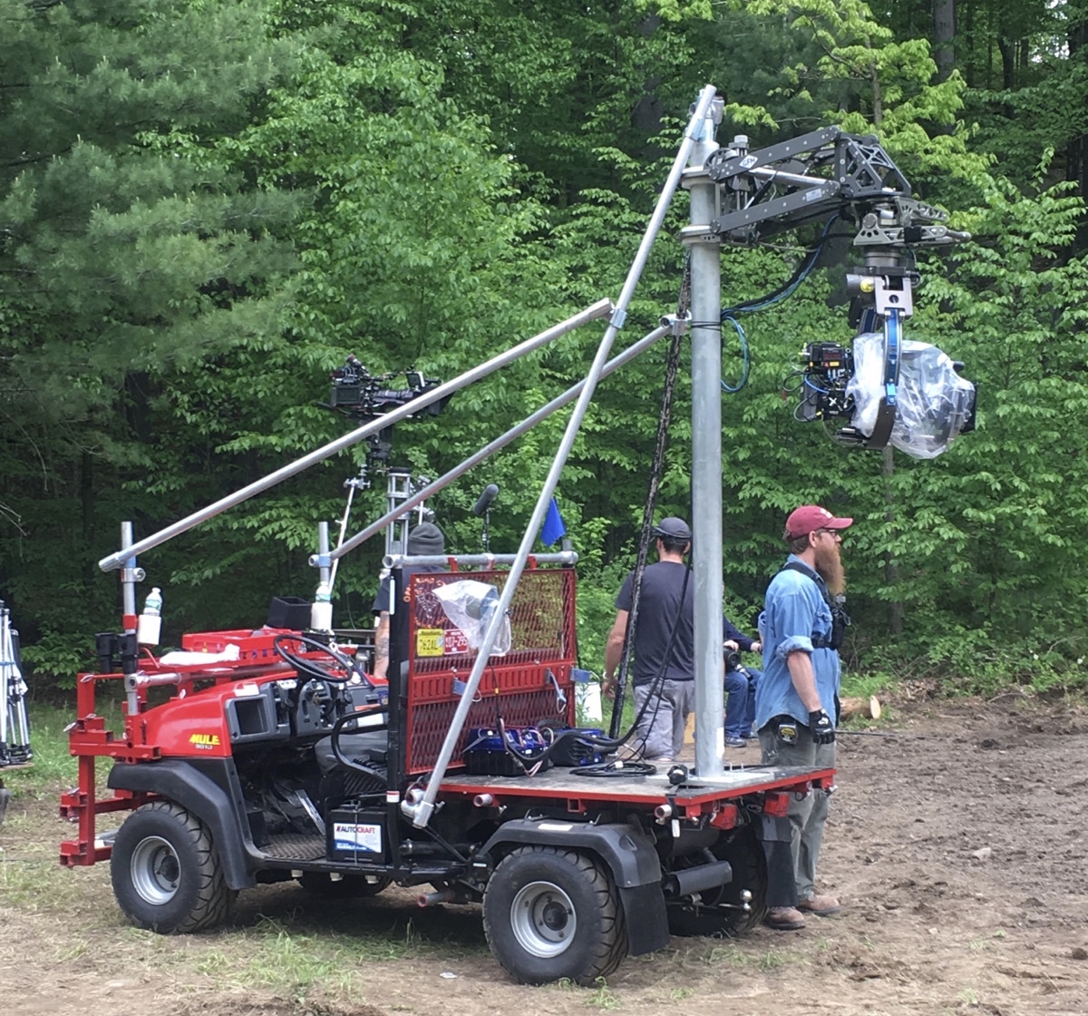 Remote head rigged high
