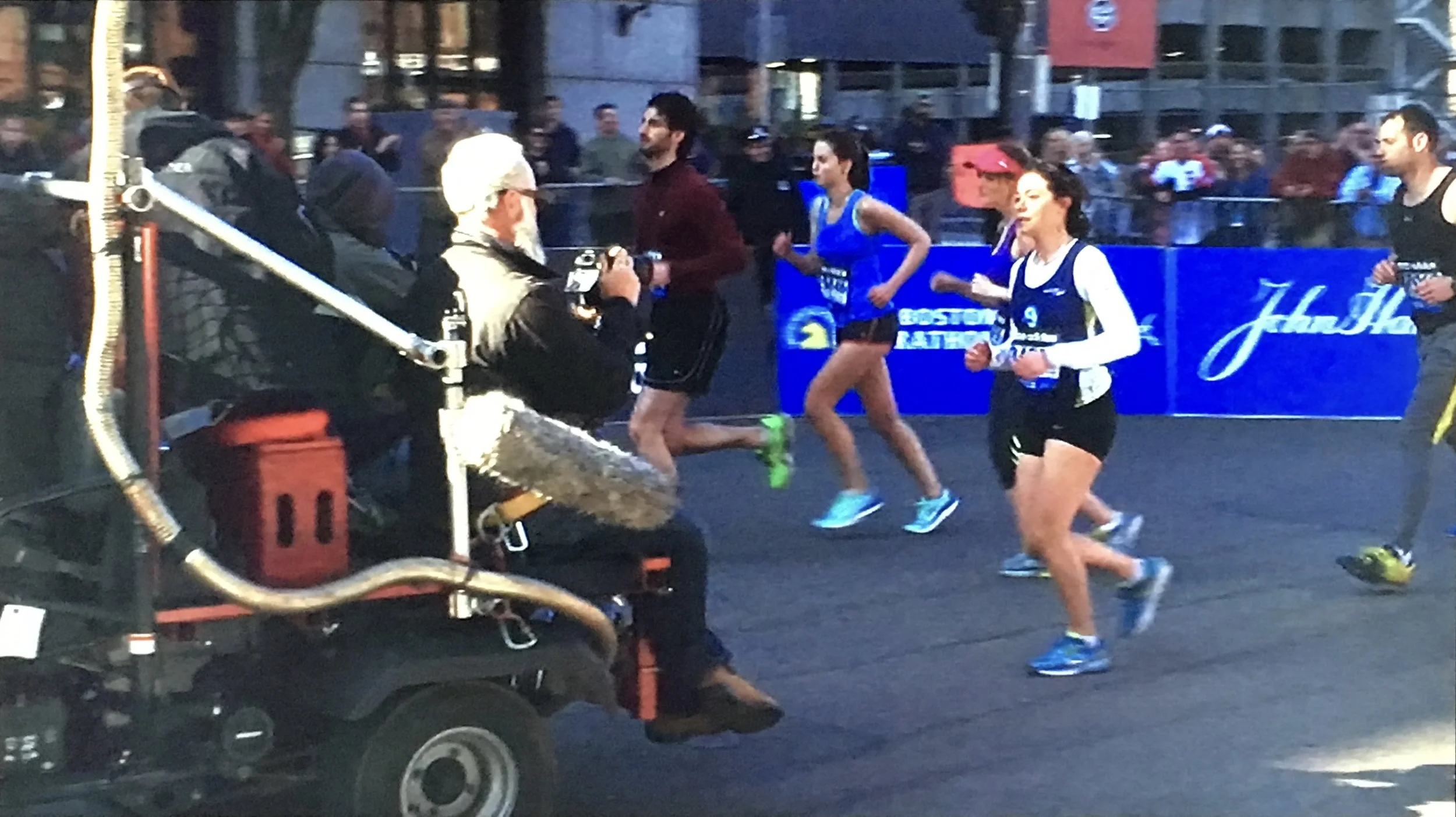 "Stronger" marathon running shot
