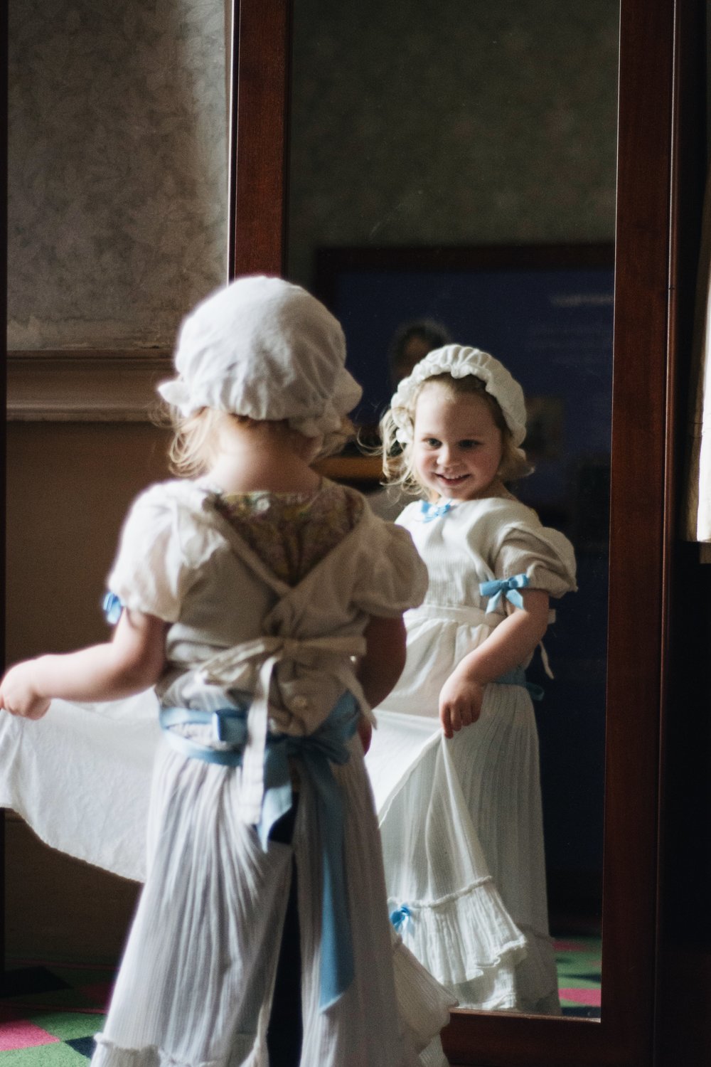  Of course Sophie LOVED trying on the dresses.&nbsp; 