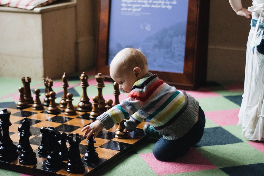  A mega chess set for kids to play around with. 