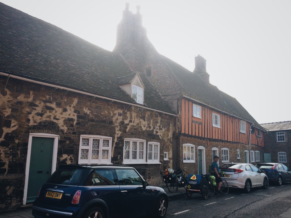  Passing through Ely. Love these old English houses. &nbsp; 