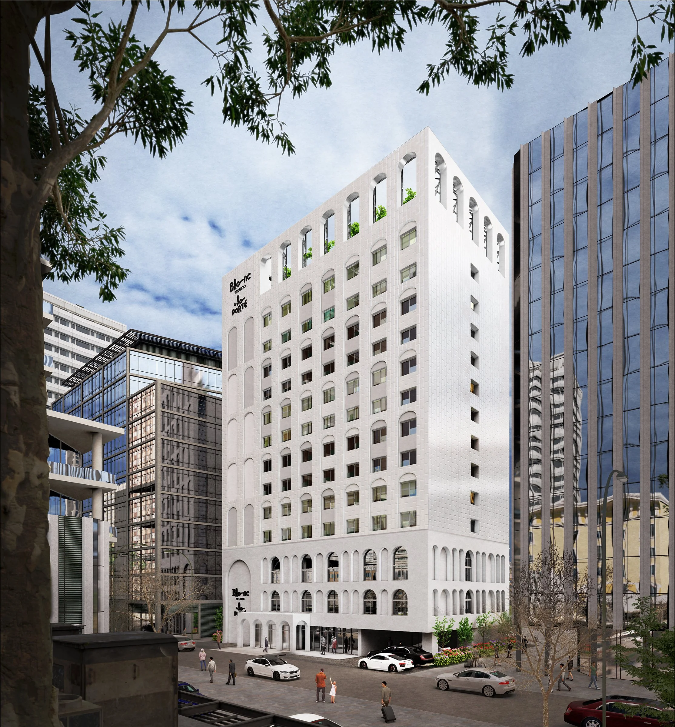 The connoisseur Residence hotel interior and facade design — ATELIER KJ