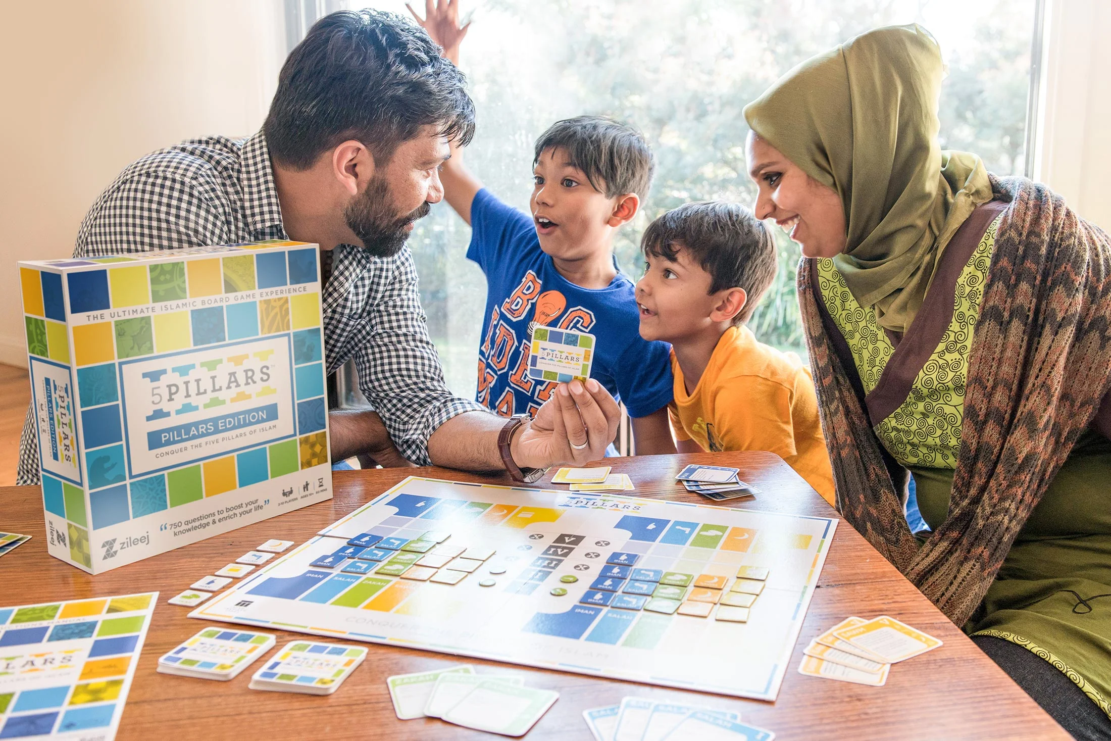 We recommend playing the pillars edition with a mix of ages to help the younger children.
