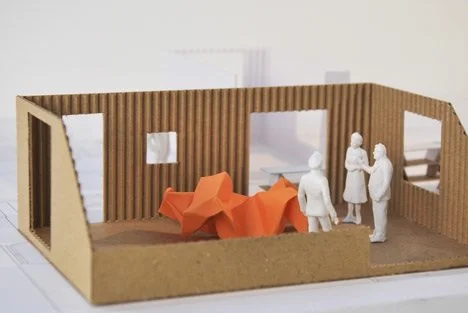 Cardboard mock-up