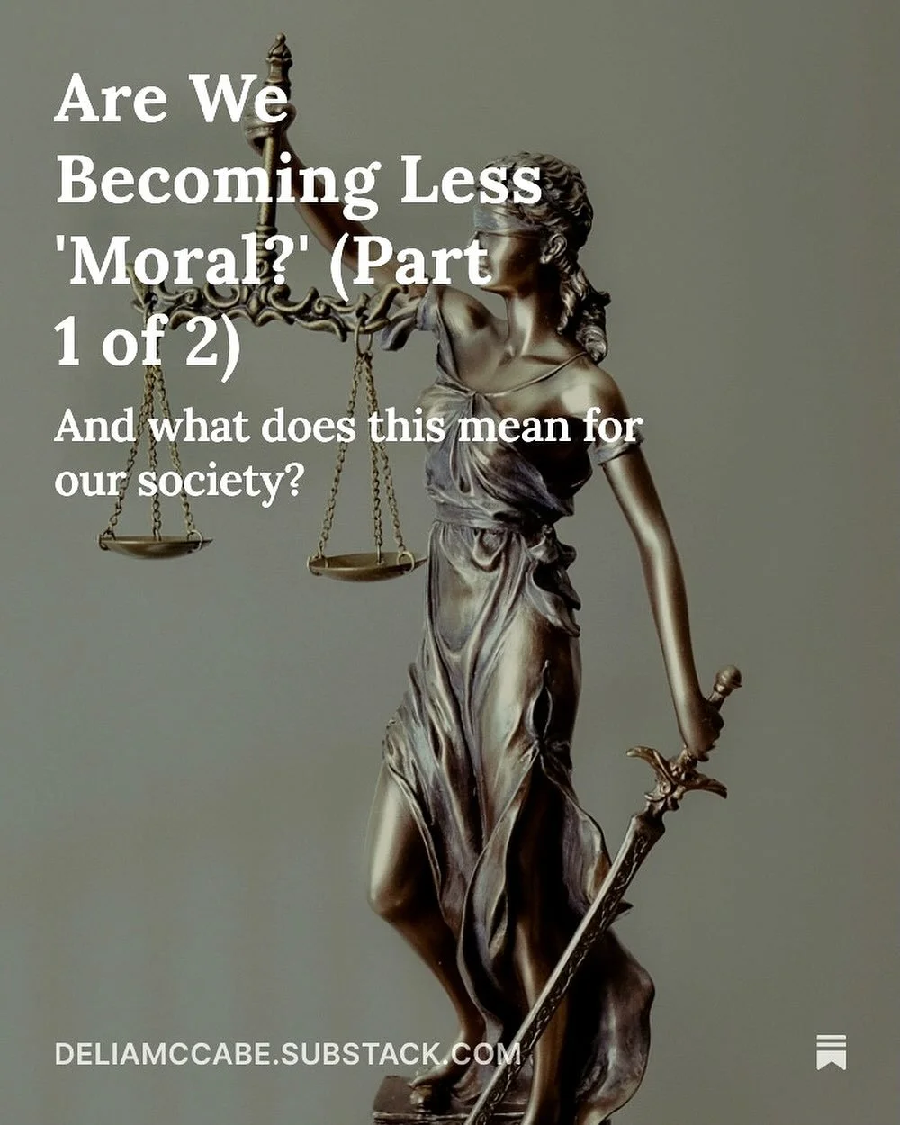 My Substack is about answering questions I have about &lsquo;The State of the Modern Mind.&rsquo;

The state of our morality has been bothering me - when we see people celebrating the death of others it&rsquo;s a concerning trend!

Please listen to o