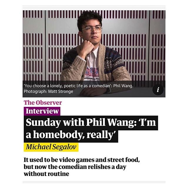 My snap of Phil Wang is in the Observer today!
.
.
.
.
#portraitphotography #comedian #comedy #philwang #observer #theguardian #canon #canon5dmarkiii #photek #pixapro