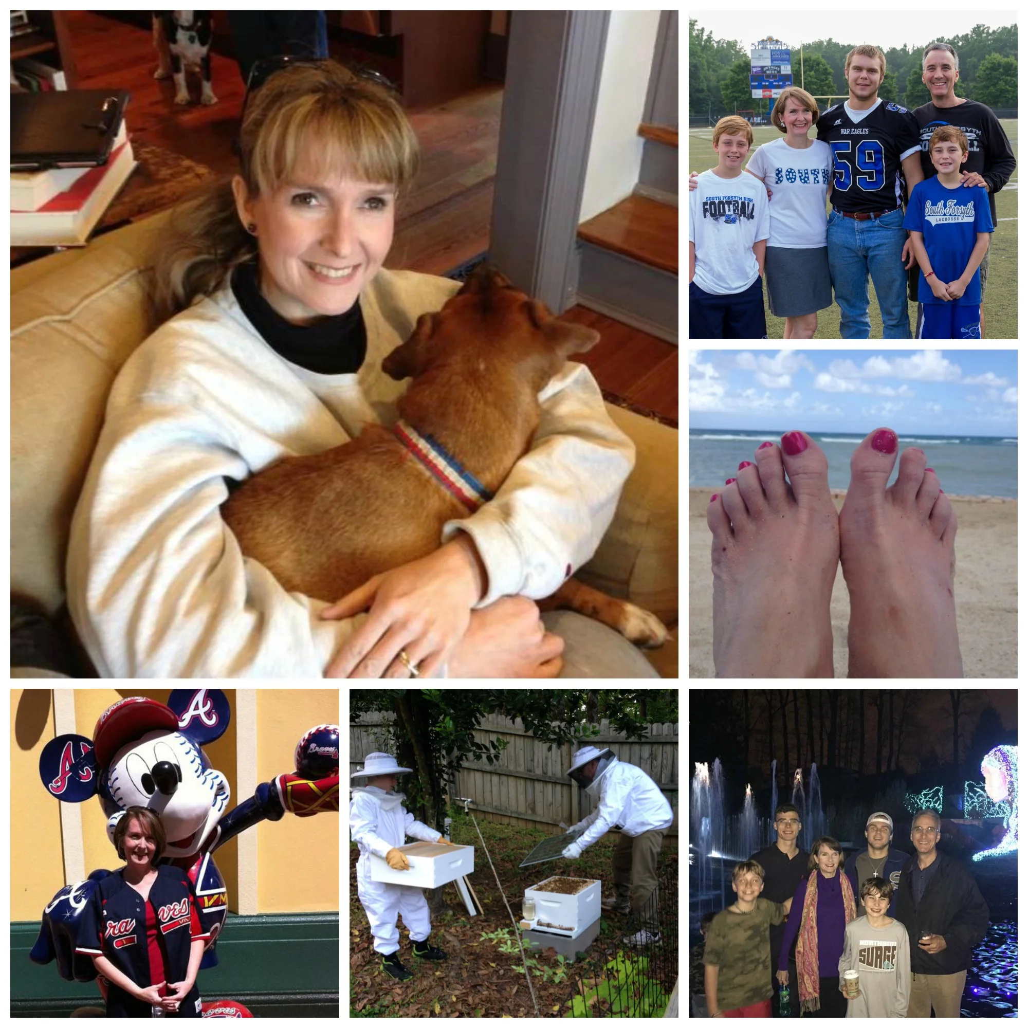 Marybeth loves her family, the Braves, bees and the beach.