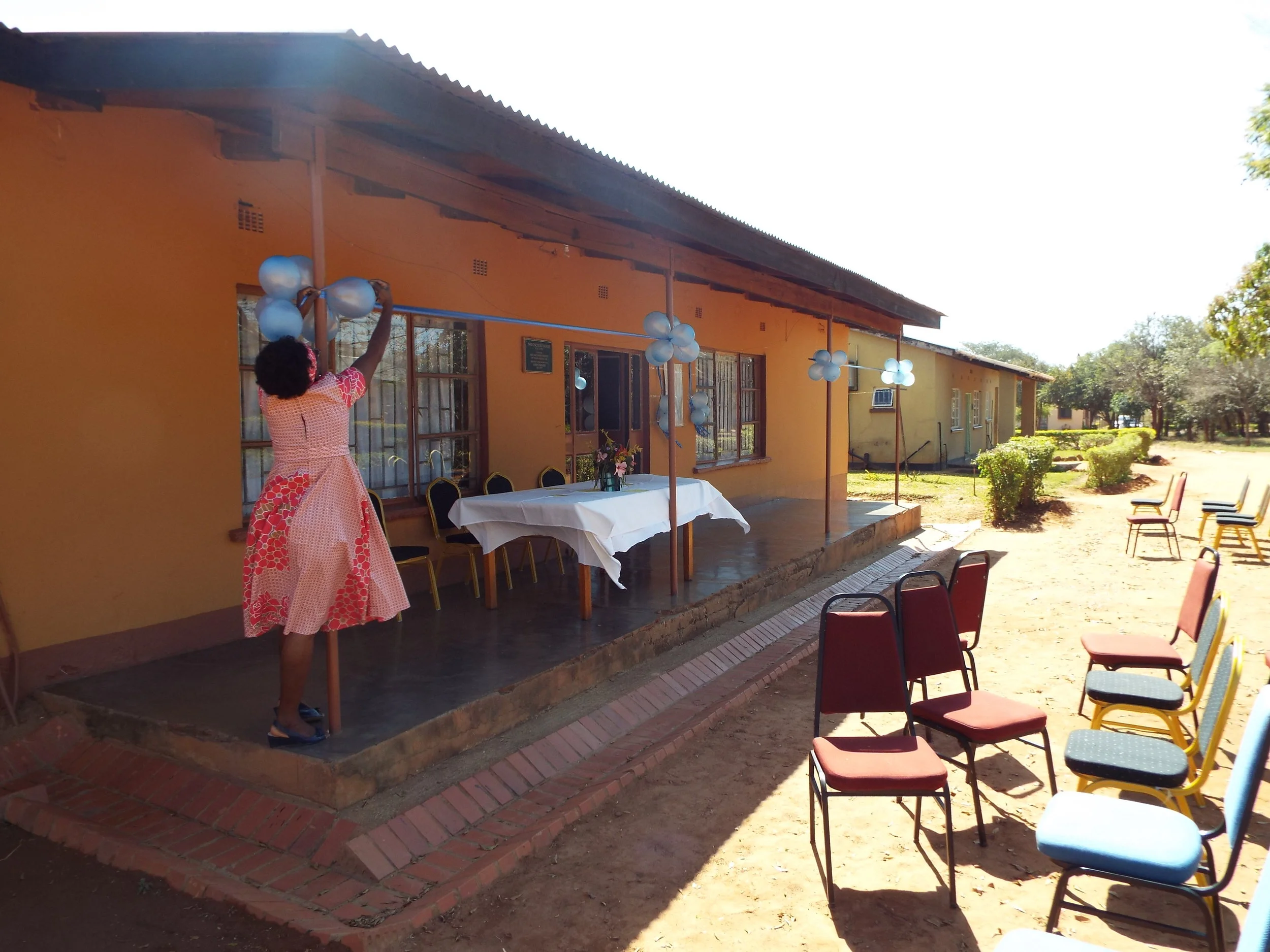 Preparations for official opening of Bana Tandizo orphan house