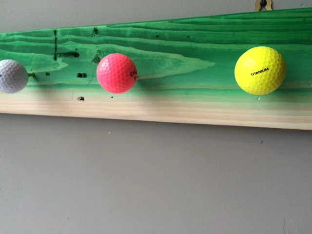 Golf ball coat hooks £30.00