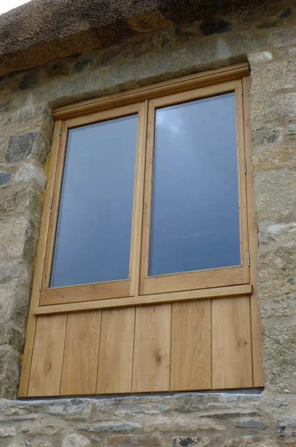 Oak framed casement window