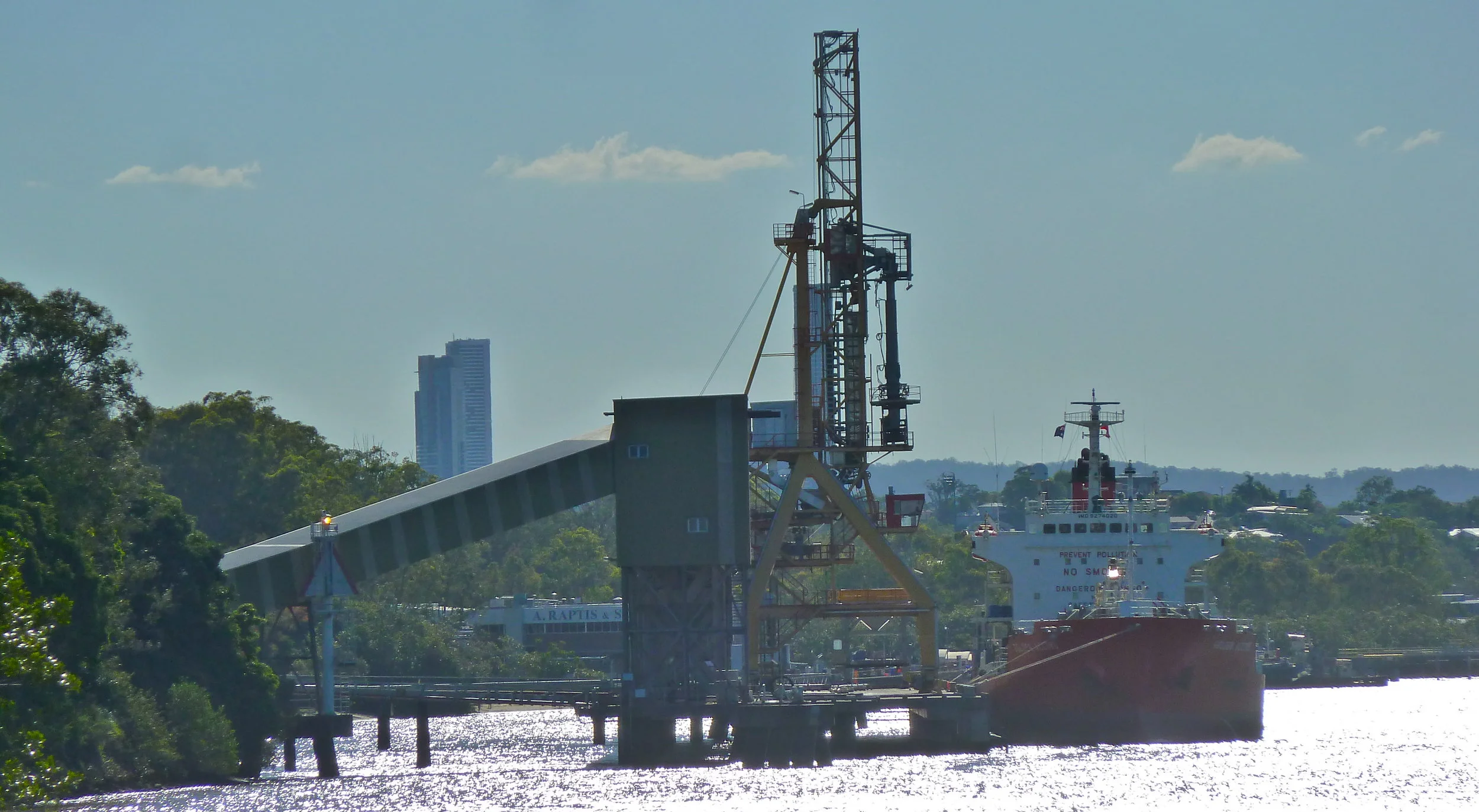 Dec: working Brisbane River near the Gateway Bridge