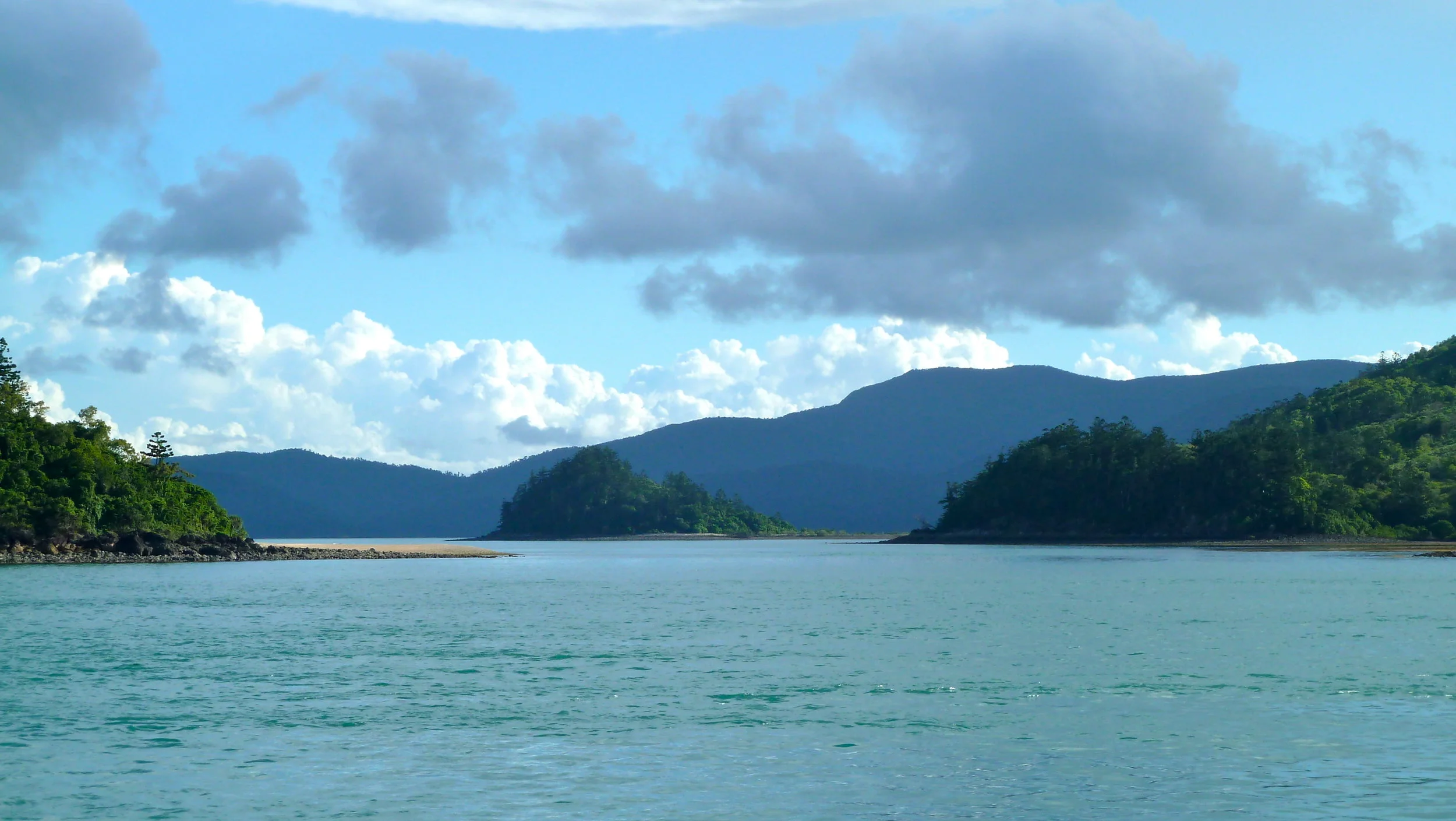 Molle Group of islands with the mainland behind