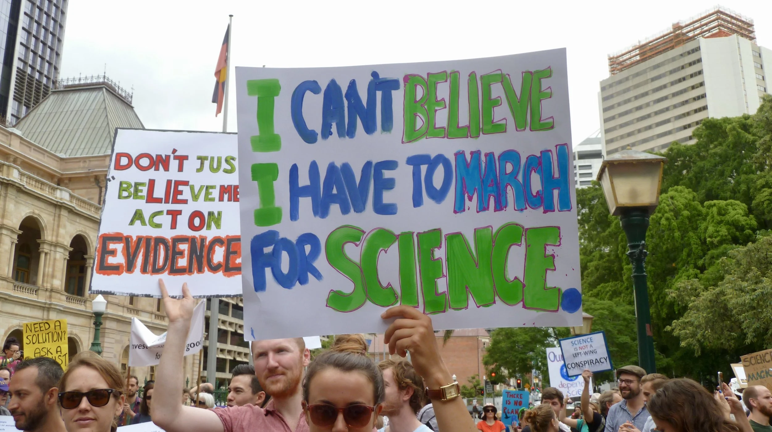 I can't believe we had to March for Science