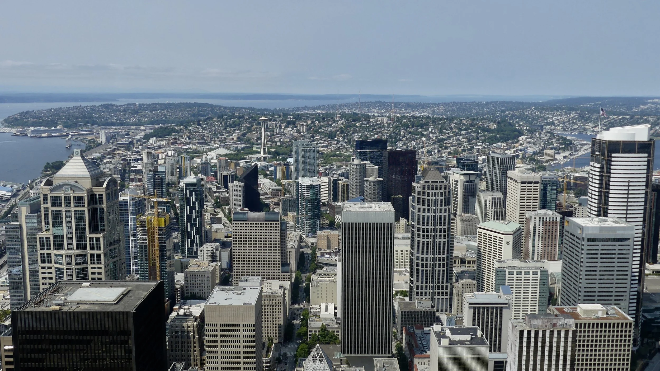 Looking to the Space Needle