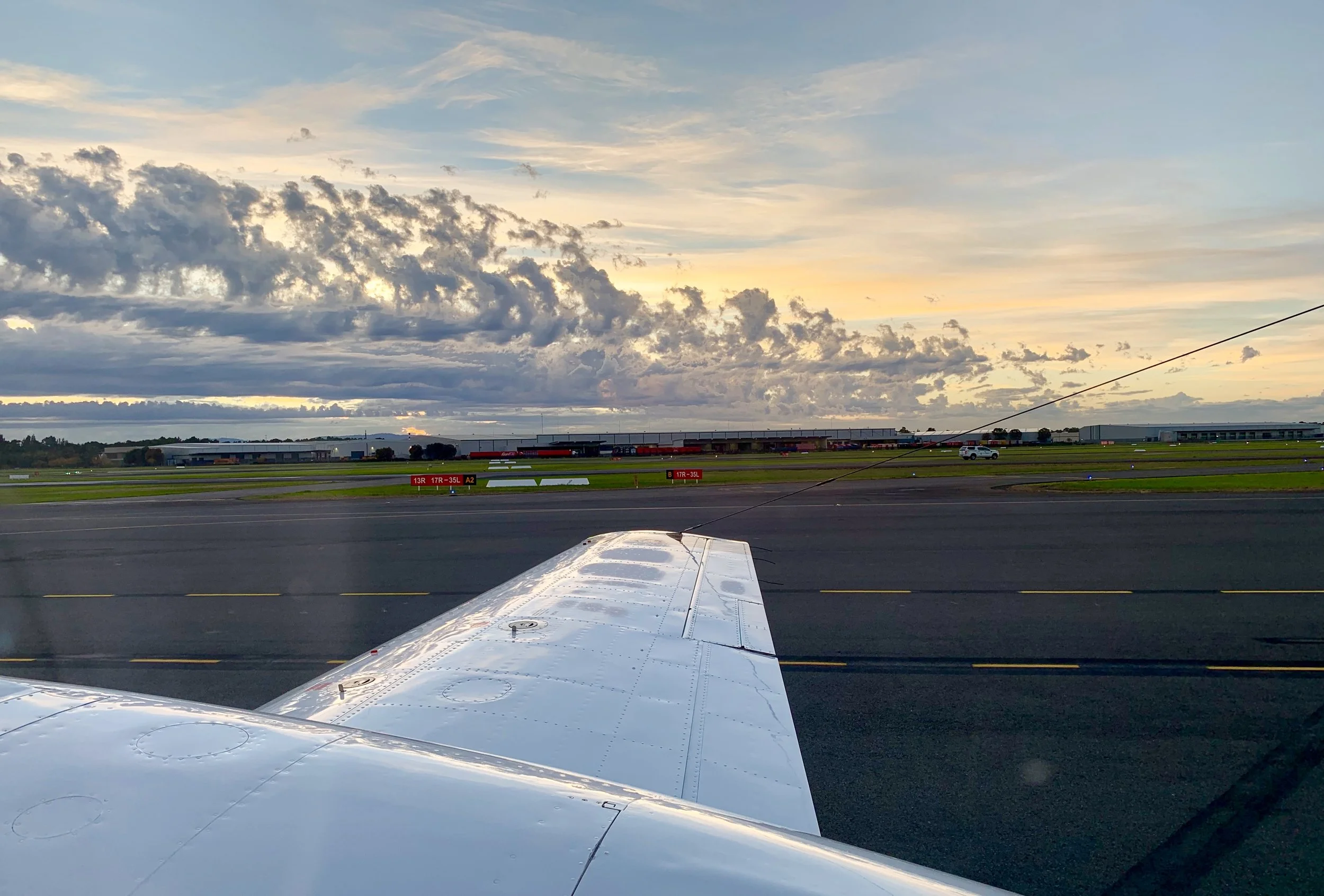 Taking off from Moorabbin