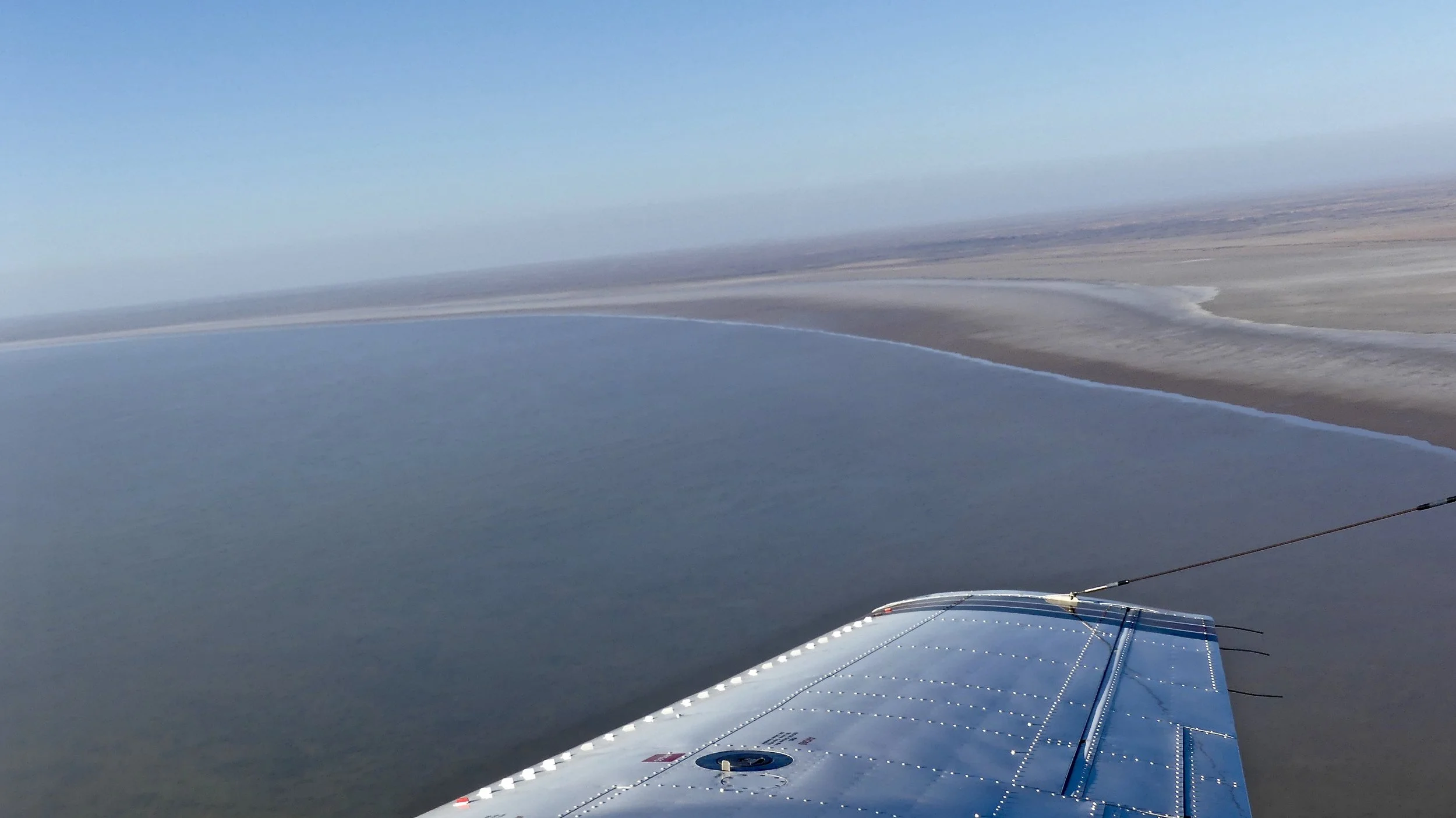 A vast and sparkling inland sea