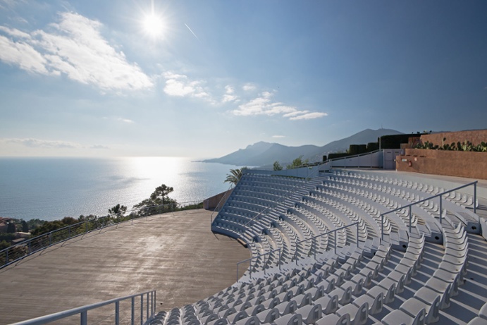 Hungarian architect Antti Lovag is the creative genius behind the iconic Bubble Palace; included in the jaw-dropping features is a 500-seat amphitheater overlooking the Bay of Cannes.