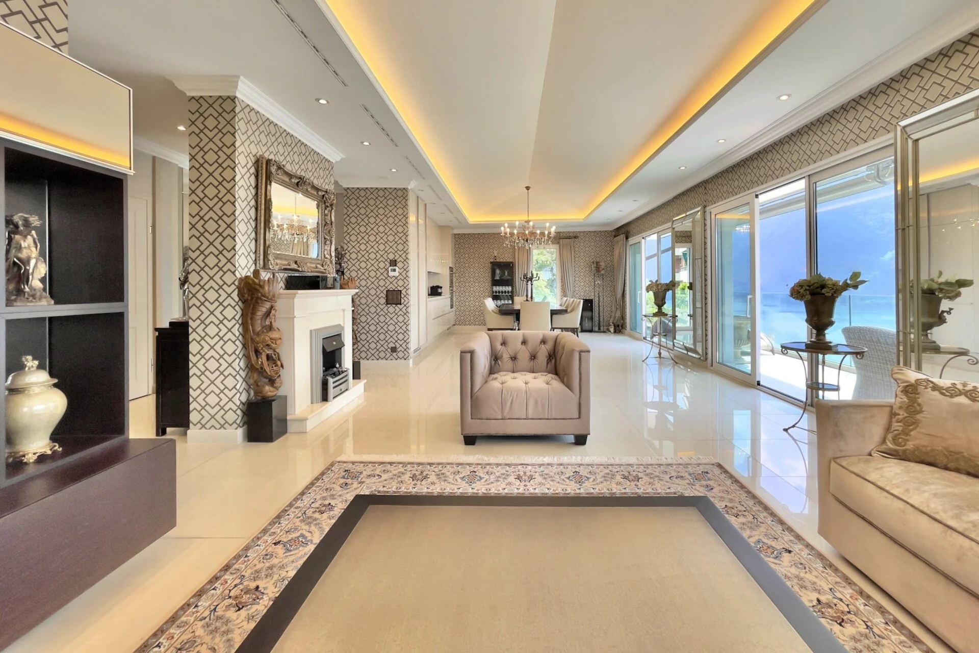 Lusso puro, vista lago e piscina - Nuovo attico di 4,5 locali con mobili pregiati inclusi vicino al centro di Lugano