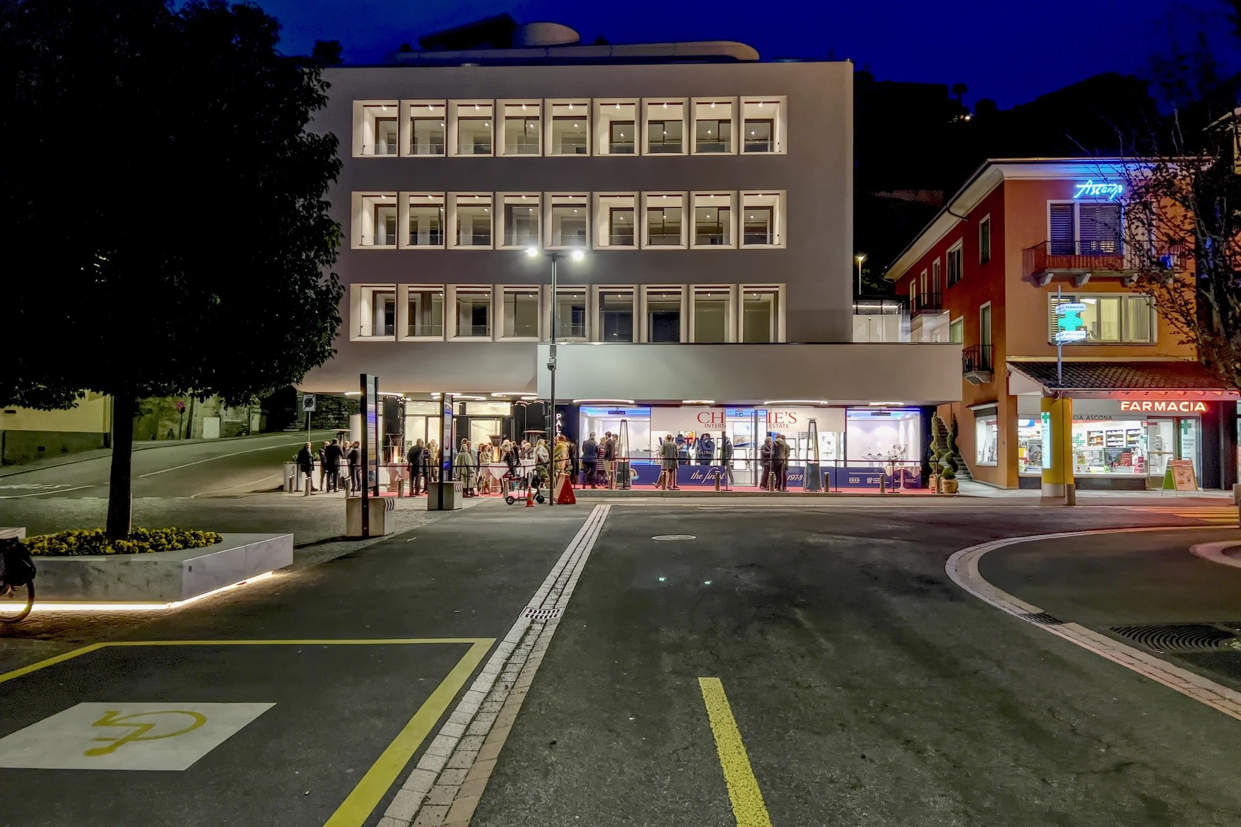 A prestigious name like Christie's International Real Estate now prominently visible in Ascona