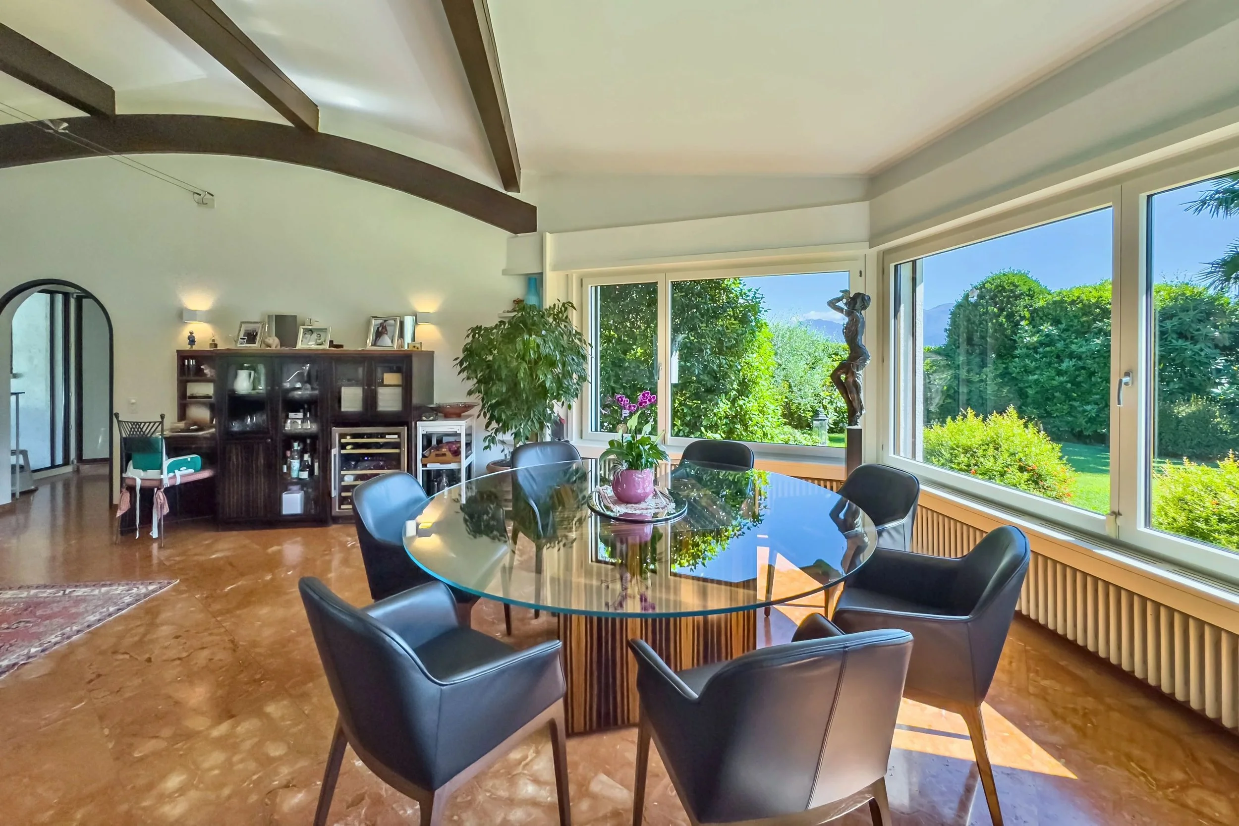 Mediterranean Lifestyle – Tranquillity, Style &amp; Comfort on Lake Lugano - Exclusive Villa with Pool &amp; Idyllic Lakeside Setting in Magliaso